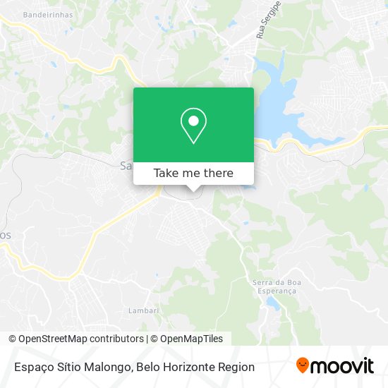 Espaço Sítio Malongo map