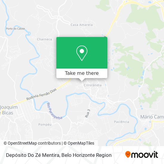 Depósito Do Zé Mentira map