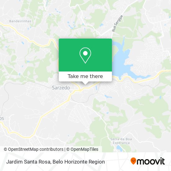 Jardim Santa Rosa map