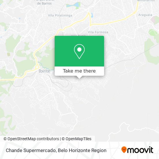 Chande Supermercado map