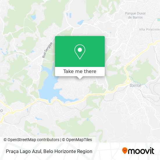 Praça Lago Azul map