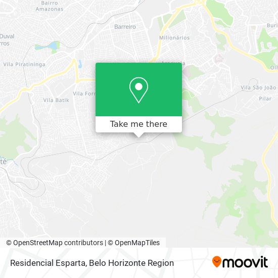 Residencial Esparta map