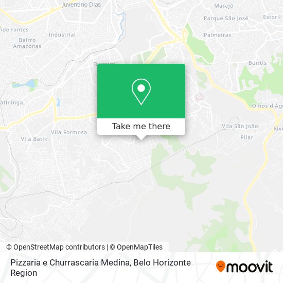 Pizzaria e Churrascaria Medina map