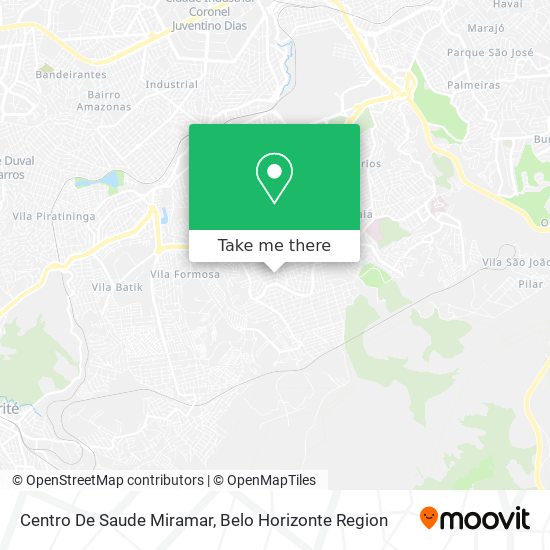 Centro De Saude Miramar map