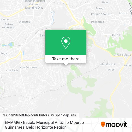 EMAMG - Escola Municipal Antônio Mourão Guimarães map