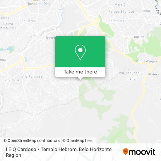 I.E.Q Cardoso / Templo Hebrom map