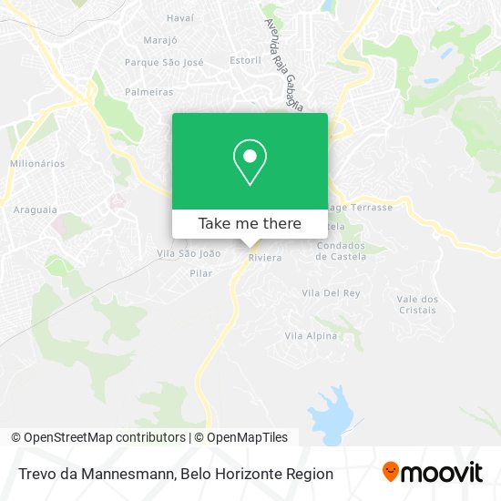 Trevo da Mannesmann map