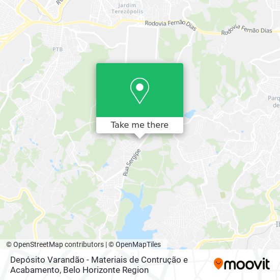 Depósito Varandão - Materiais de Contrução e Acabamento map