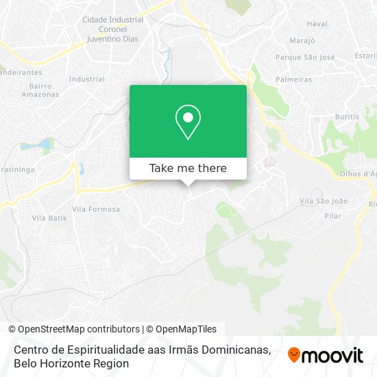 Centro de Espiritualidade aas Irmãs Dominicanas map