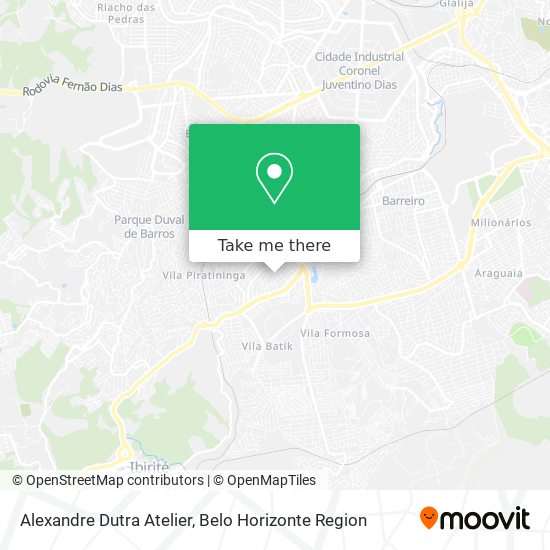 Alexandre Dutra Atelier map
