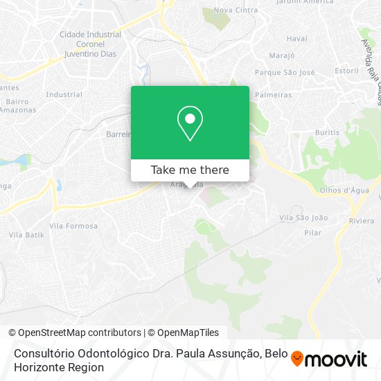 Consultório Odontológico Dra. Paula Assunção map