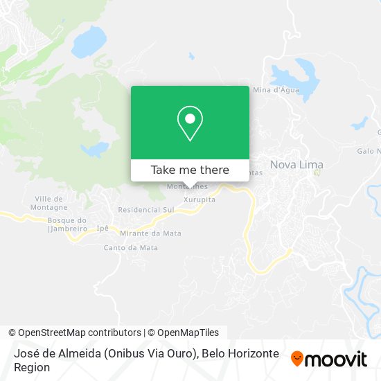 José de Almeida (Onibus Via Ouro) map