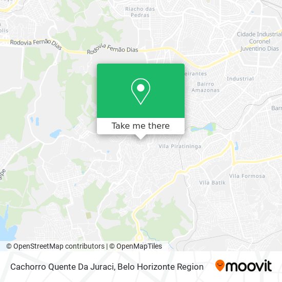 Cachorro Quente Da Juraci map