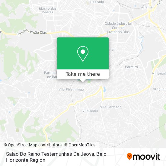 Salao Do Reino Testemunhas De Jeova map