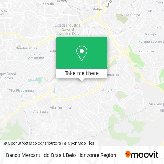 Banco Mercantil do Brasil map