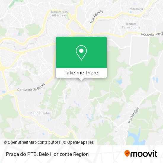 Praça do PTB map