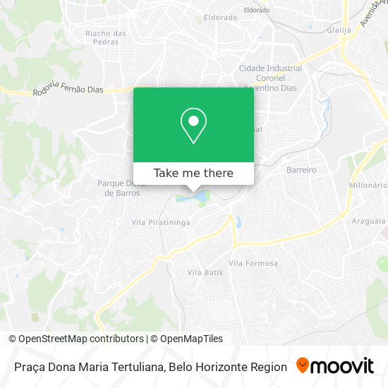 Praça Dona Maria Tertuliana map