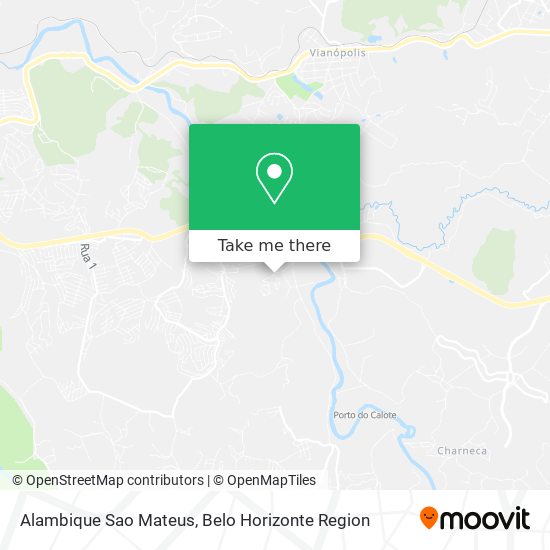 Alambique Sao Mateus map