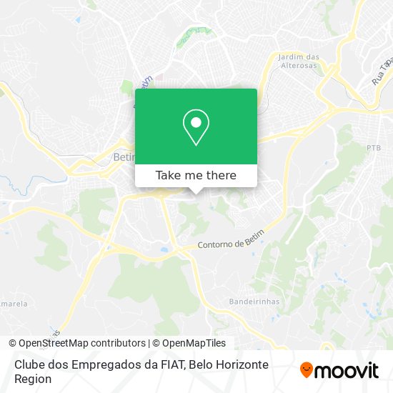 Clube dos Empregados da FIAT map