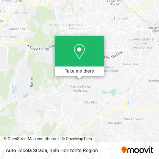 Auto Escola Strada map