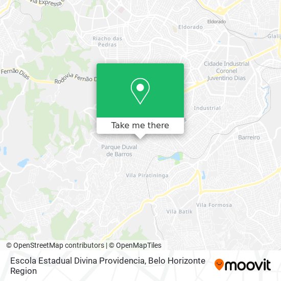 Escola Estadual Divina Providencia map