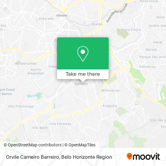 Orvile Carneiro Barreiro map