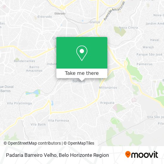 Padaria Barreiro Velho map