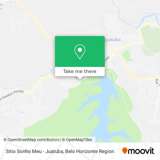 Sítio Sonho Meu - Juatuba map