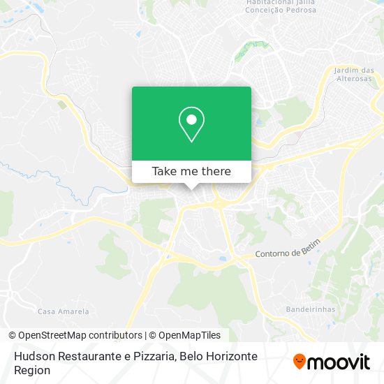 Hudson Restaurante e Pizzaria map