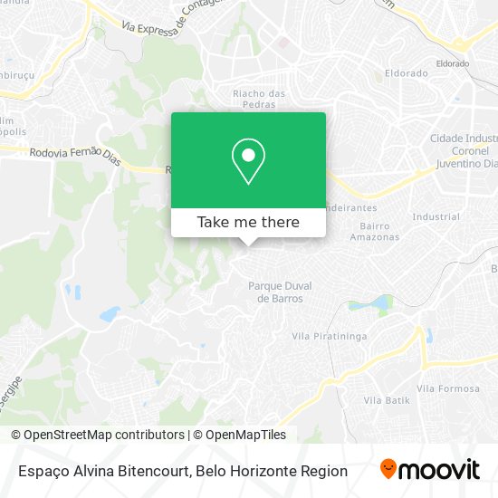 Espaço Alvina Bitencourt map