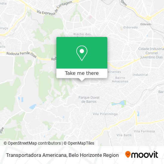 Transportadora Americana map