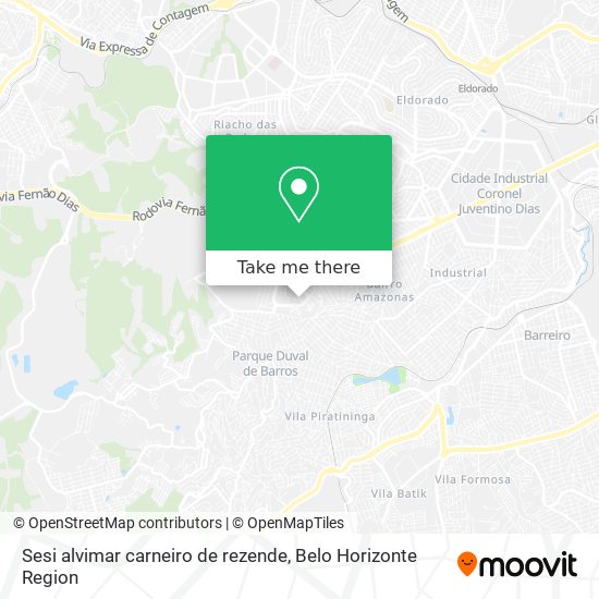 Sesi alvimar carneiro de rezende map