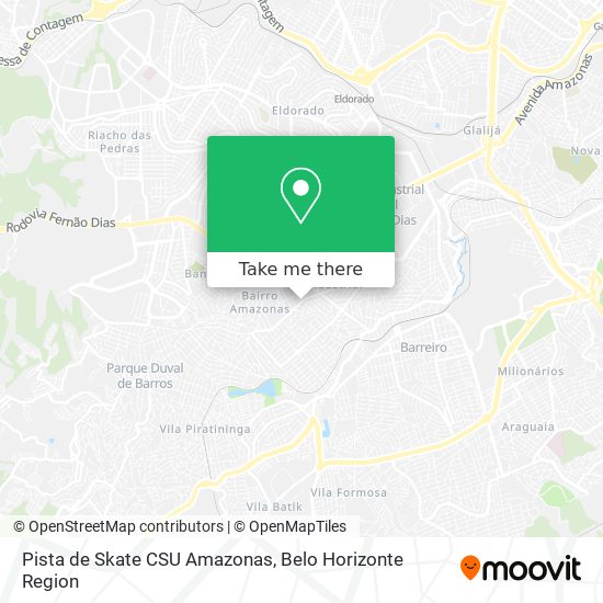 Pista de Skate CSU Amazonas map