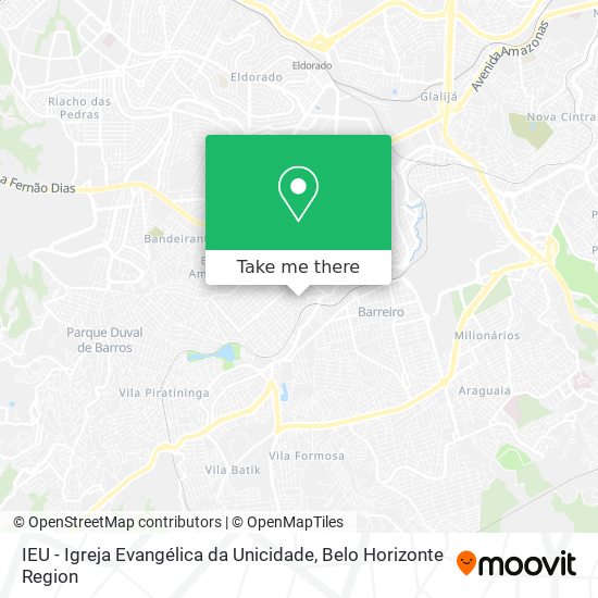 IEU - Igreja Evangélica da Unicidade map