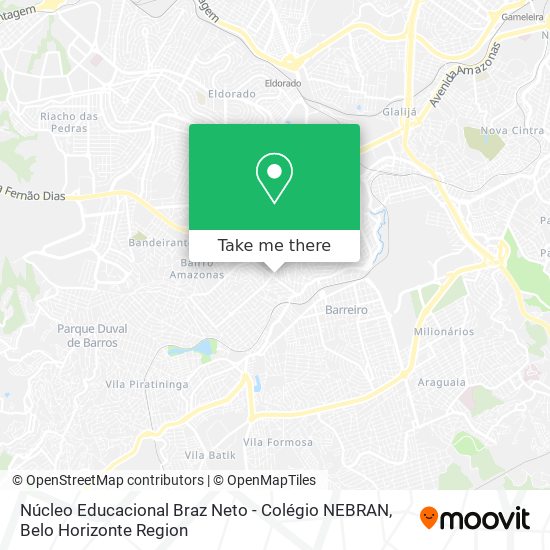 Núcleo Educacional Braz Neto - Colégio NEBRAN map