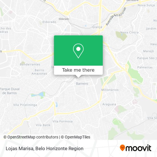 Mapa Lojas Marisa