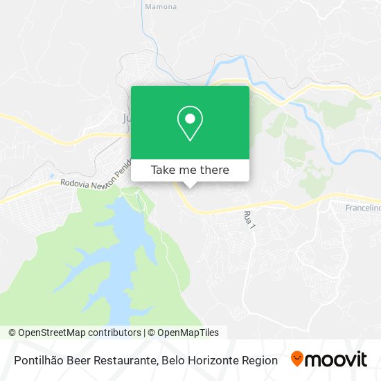 Pontilhão Beer Restaurante map