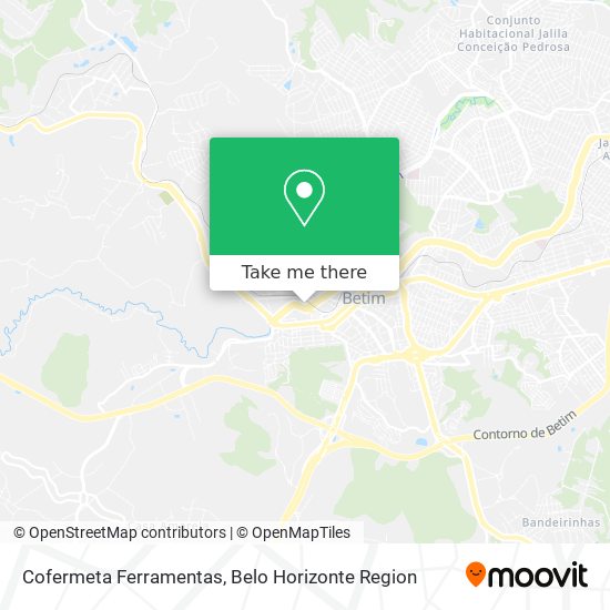 Cofermeta Ferramentas map