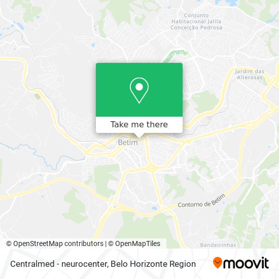 Centralmed - neurocenter map