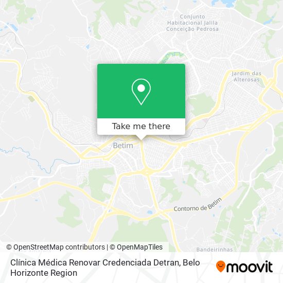 Clínica Médica Renovar Credenciada Detran map