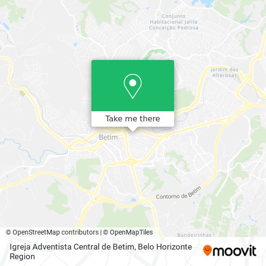 Igreja Adventista Central de Betim map