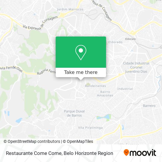 Restaurante Come Come map