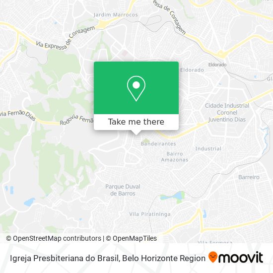 Igreja Presbiteriana do Brasil map
