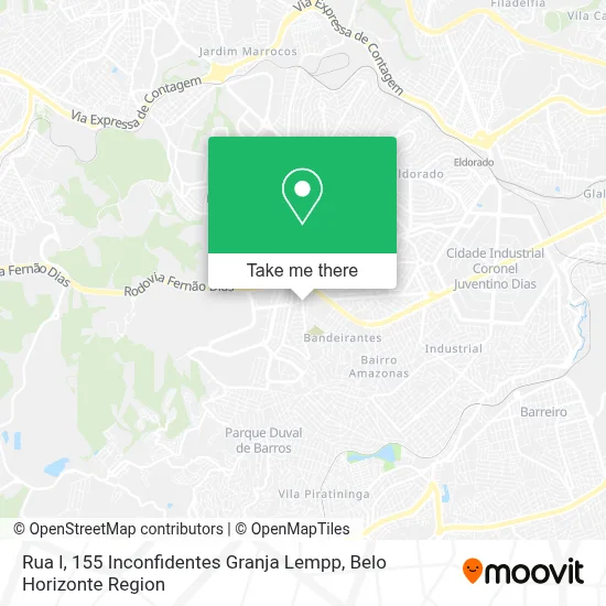 Rua l, 155 Inconfidentes Granja Lempp map