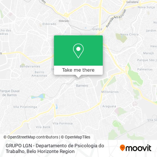 GRUPO LGN - Departamento de Psicologia do Trabalho map