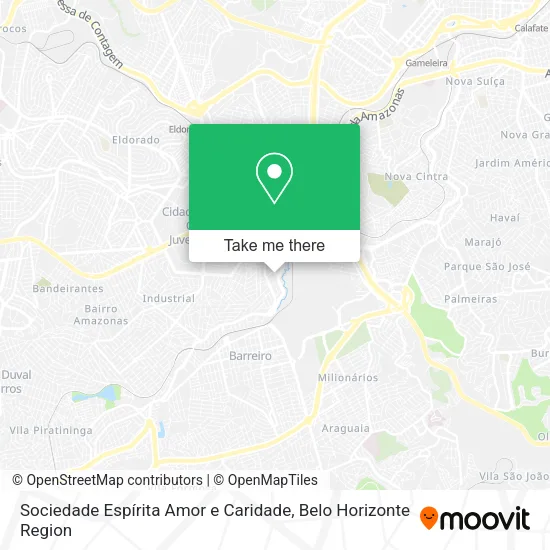 Sociedade Espírita Amor e Caridade map