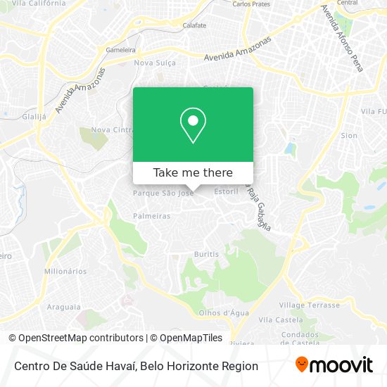 Centro De Saúde Havaí map