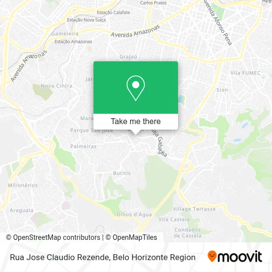 Rua Jose Claudio Rezende map