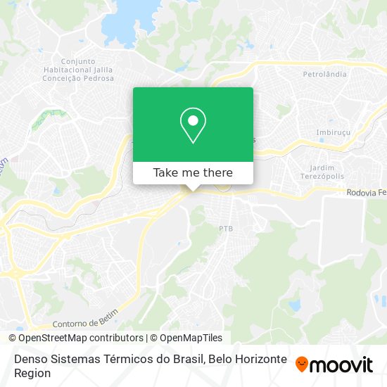 Denso Sistemas Térmicos do Brasil map