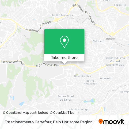 Estacionamento Carrefour map